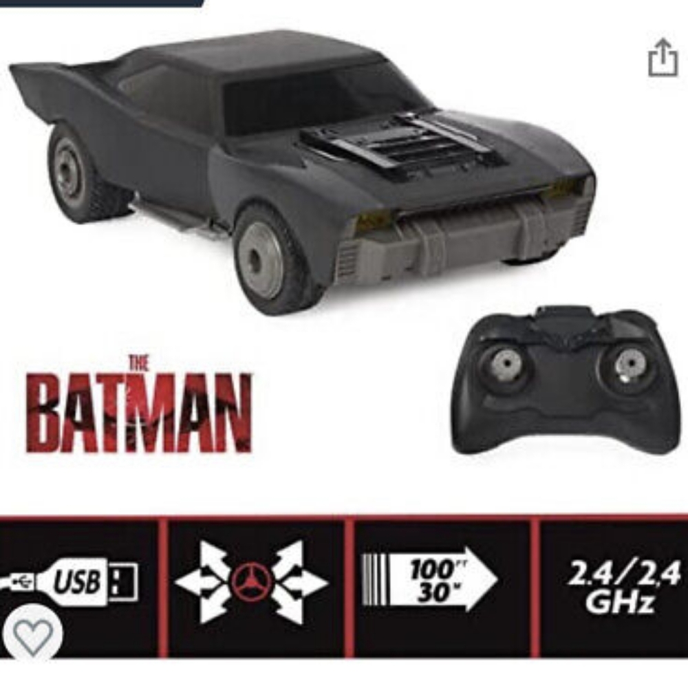 DC Comics The Batman Turbo Boost Batmobile